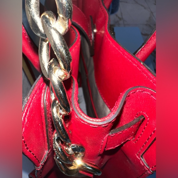 🌶️Michael Kors Hamilton Saffiano Leather Large Tote Shoulder Bag - Picture 10 of 13